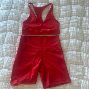 Set Active Luxform RacerV Bra and Bike Shorts